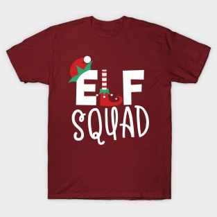 Cute funny elf squad Christmas T-Shirt